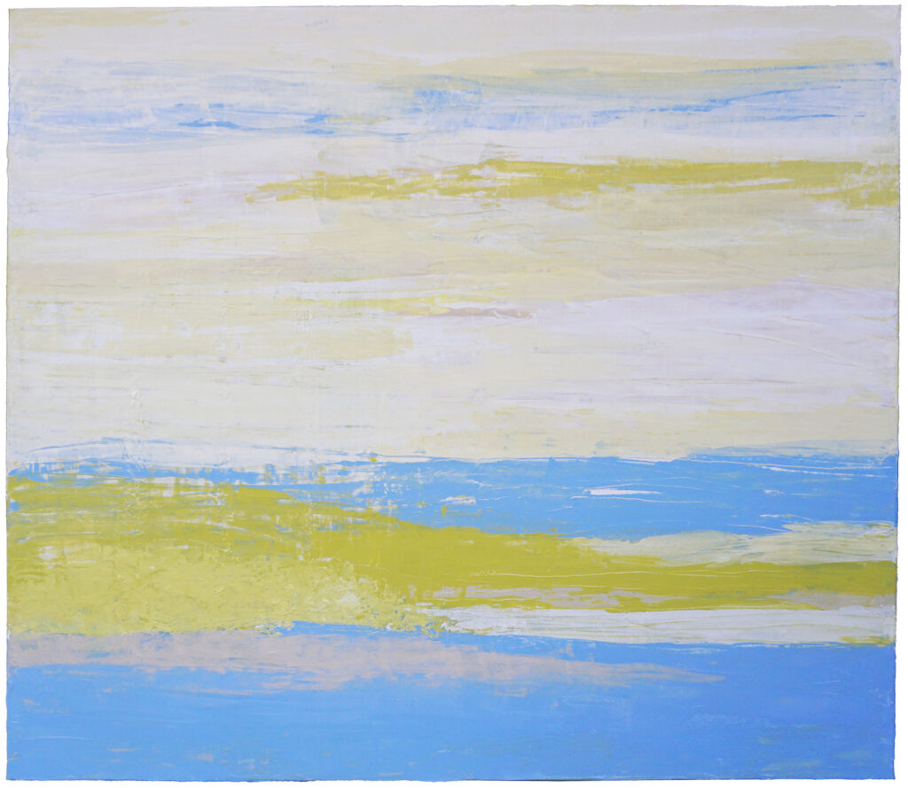 Spachtelarbeit, Acryl auf Leinwand 100x100, 1.200 Euro