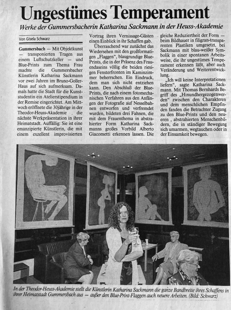 Pressetext zur Ausstellung in der Theodor-Heuss-Akademie in Gummersbach